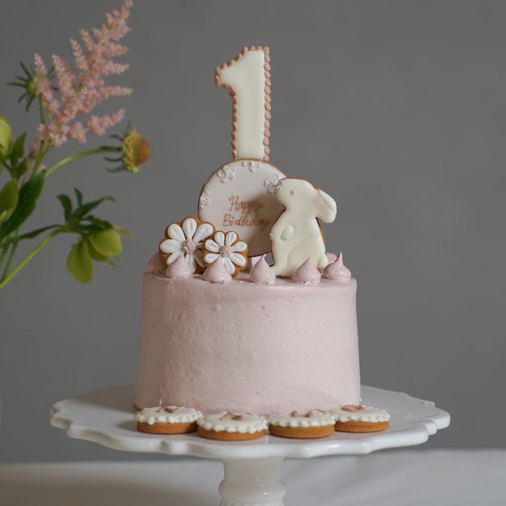 ファーストバースデーケーキ単品 ピンク◎ / 誕生日 ハーフバースデー