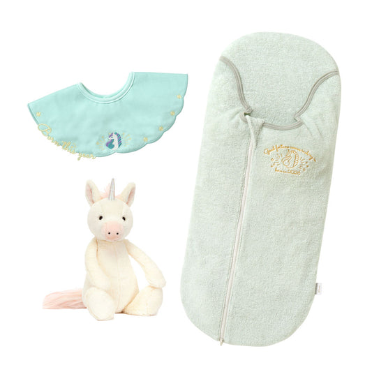 【予約】干支うま年 たまごマットおくるみsleep・スタイ・ぬいぐるみ 3点セット /2026限定