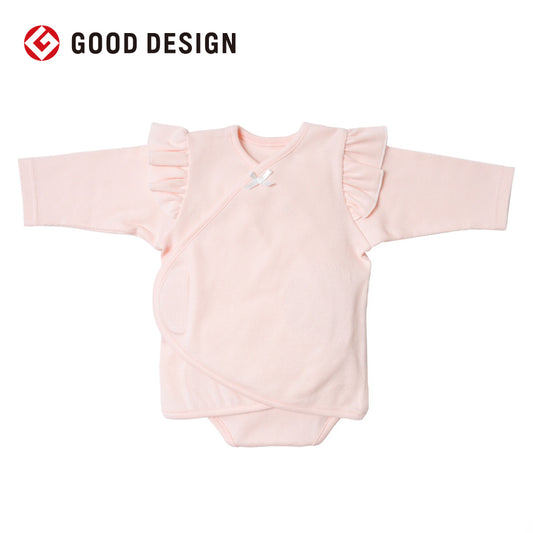 PATTO SATTO OMEKASHI ピンク (長袖フリル) 50-60・60-70cm