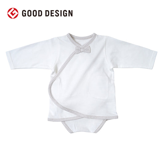 PATTO SATTO OMEKASHI ホワイト (長袖蝶ネクタイ) 50-60・60-70cm