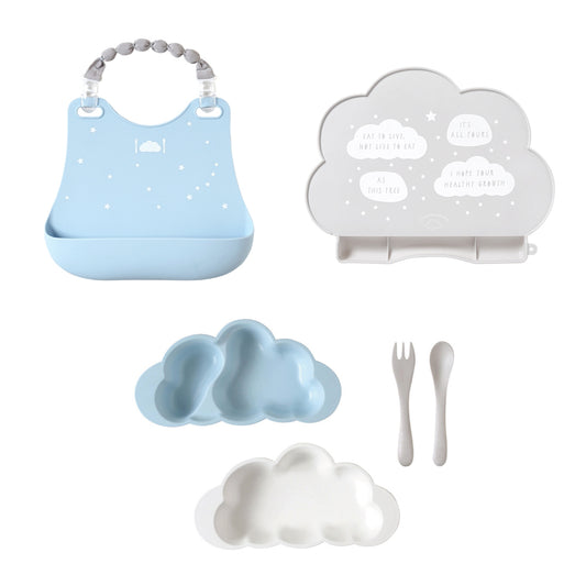 mamamanma(マママンマ) お食事セット ブルー / 離乳食食器