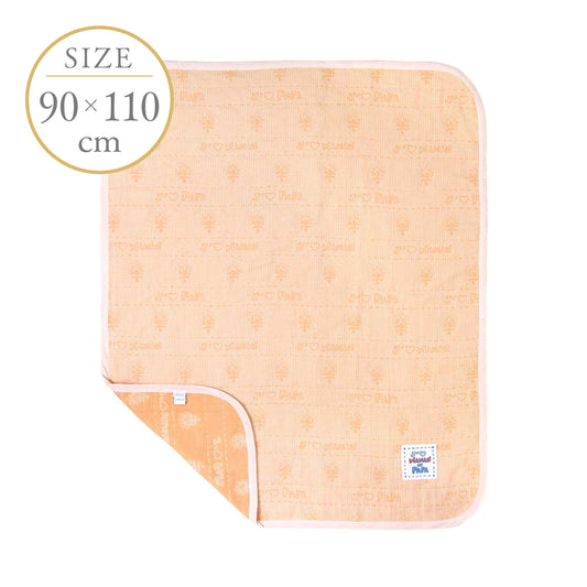 モン・ベベ・シェリ オレンジソルベ 4重ガーゼケット(ベビーサイズ)