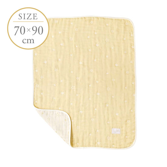 エクリュ ガーゼケット(ミニサイズ) / ふくふくガーゼ(6重ガーゼ) / 名入れ刺繍可