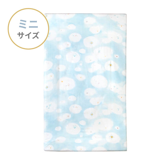 ワンタッチシーツ(ミニサイズ) UNRYU わたガーゼ / 敷きマットカバー