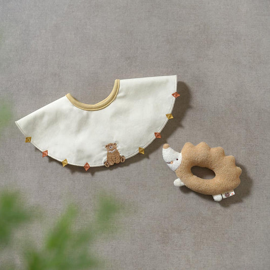 刺繍スタイ ガラガラ ギフトセット