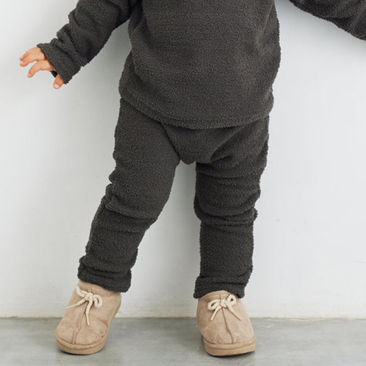 マシュマロパイルレギンス チャコールグレー 80cm・90cm・100cm・110cm