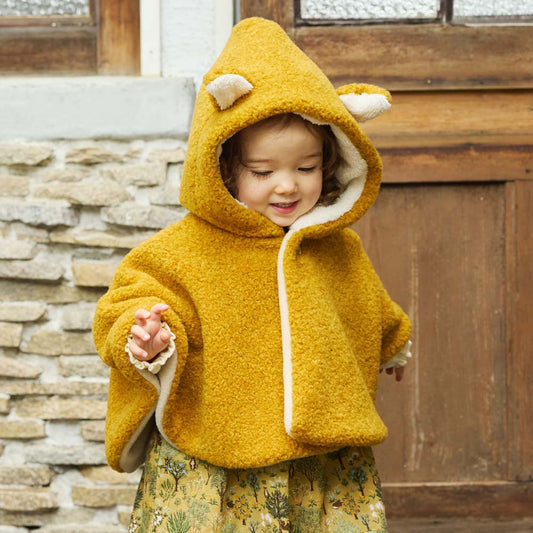 きつねボアマント(新生児~100cm)