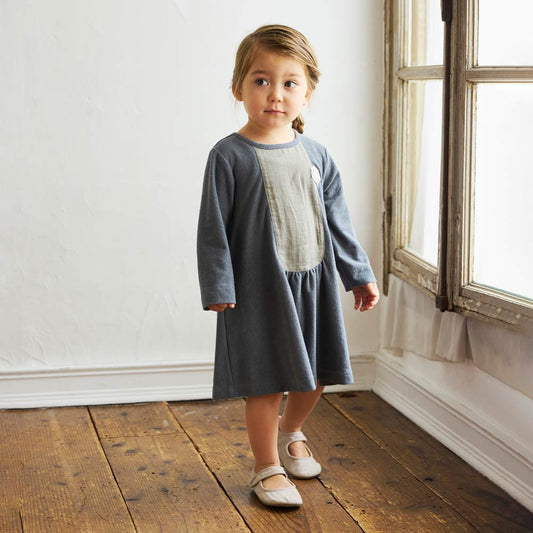 アイナパイルワンピース チャコール 70-80・80-90・90-100cm