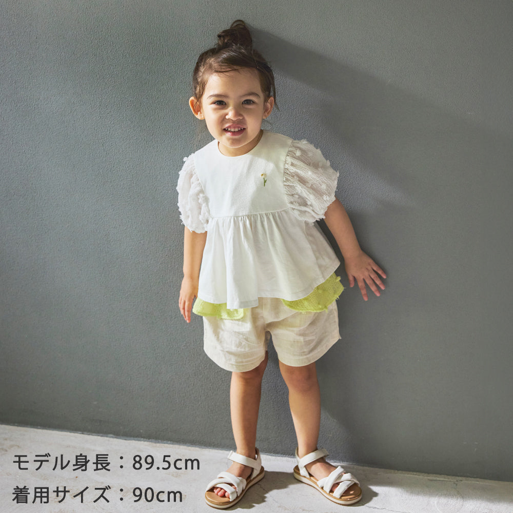 ポンポンショートパンツ ラベンダー 80・90・100cm