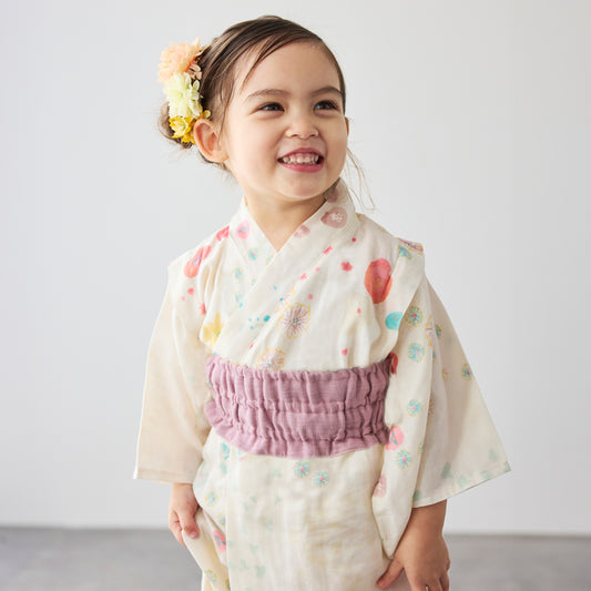 ゆかたセパレート アメザイク 80-90cm・90-100cm