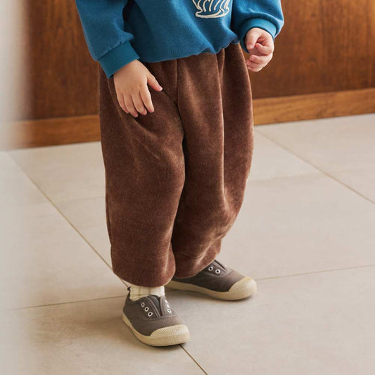 モールヤーンコクーンパンツ ブラウン 80・90・100・110cm