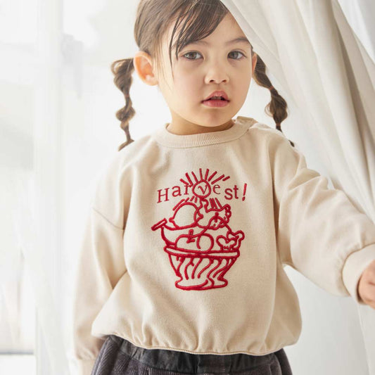 HarvestフロッキープリントTOPS キナリ 80・90・100cm