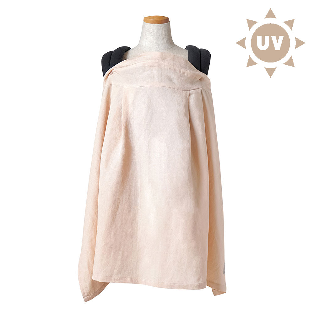 リネンUVカット マルチケープ ピンク – 10mois 公式オンラインショップ