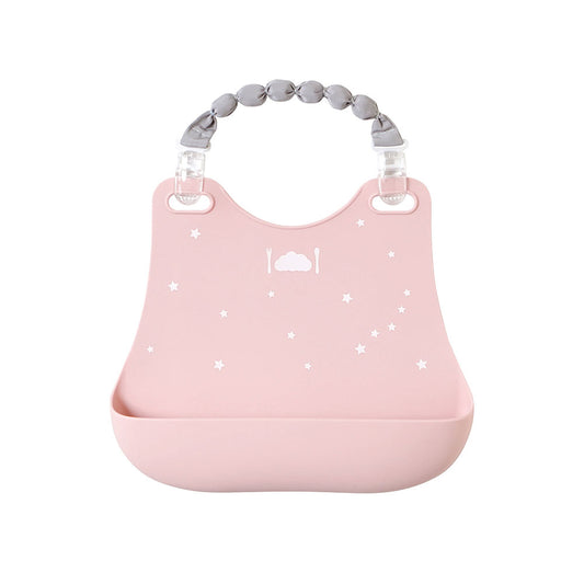 mamamanma(マママンマ)シリコンビブ ピンク