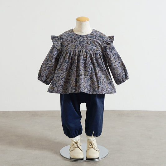 forestコーデュロイチュニックオール ラベンダー 70cm・80cm