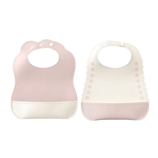 マロービブ 2点セット ピンク / お食事エプロン