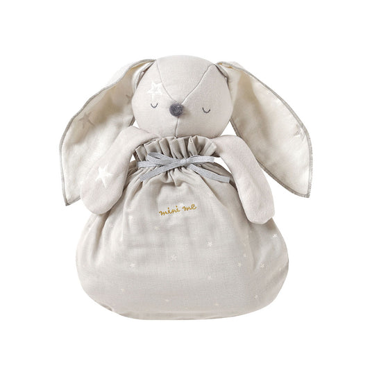 グレー mini me(ミニミー) ベビーブランケット ふくふくガーゼ(6重ガーゼ)