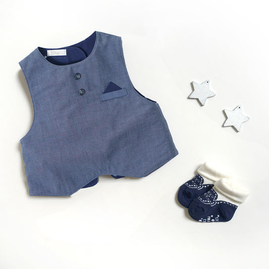 着るスタイベストギフトセット ネイビー / 10mois●