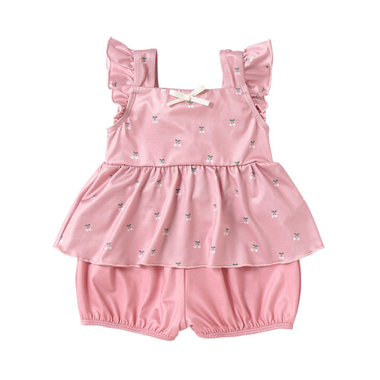 スイムウェア 85cm・95cm・105cm ピンク / 水着 10mois