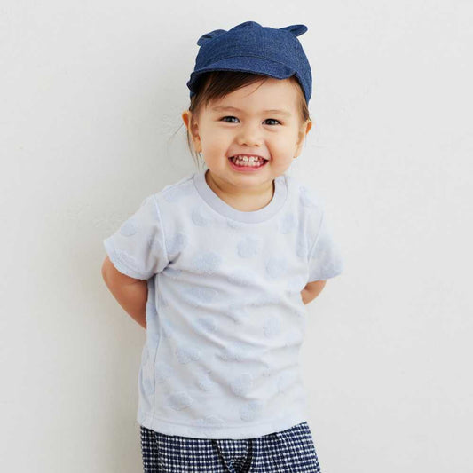 cloudパイル Tシャツ ライトブルー 80cm・90cm・100cm・110cm