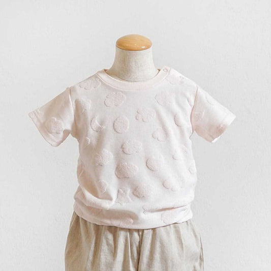 cloudパイル Tシャツ ペールピンク 80cm・90cm・100cm・110cm