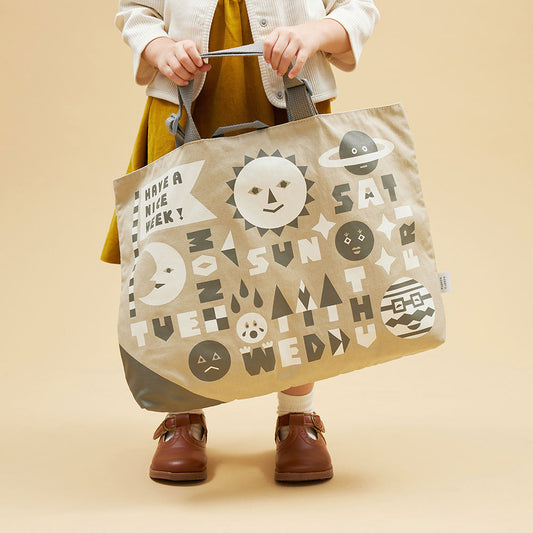 tupera tupera レッスントート カフェオレ / 通園バック