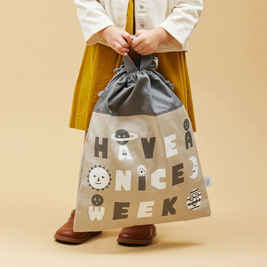 tupera tupera 巾着袋 カフェオレ