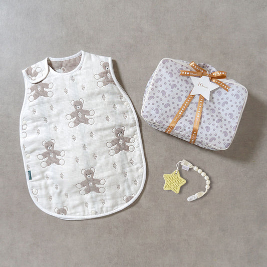 トラベルポーチ ギフトセット ボンヌイ ホワイト ブラウン