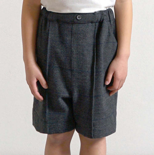 【予約】お受験服 ストレッチピンタックパンツ グレー 90cm・100cm・110cm・120cm