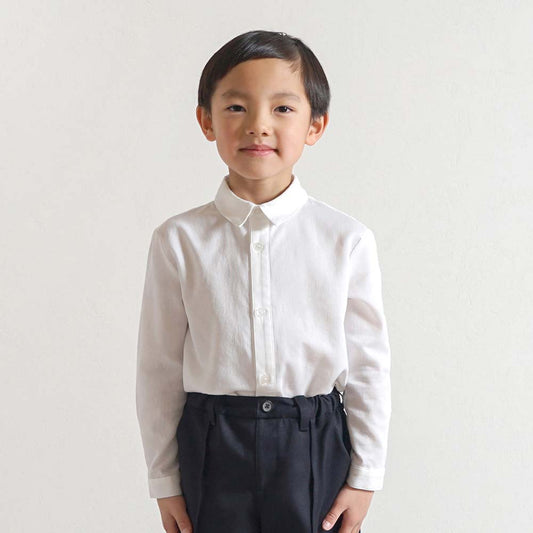 お受験服 ドビー長袖シャツ 100cm・110cm・120cm