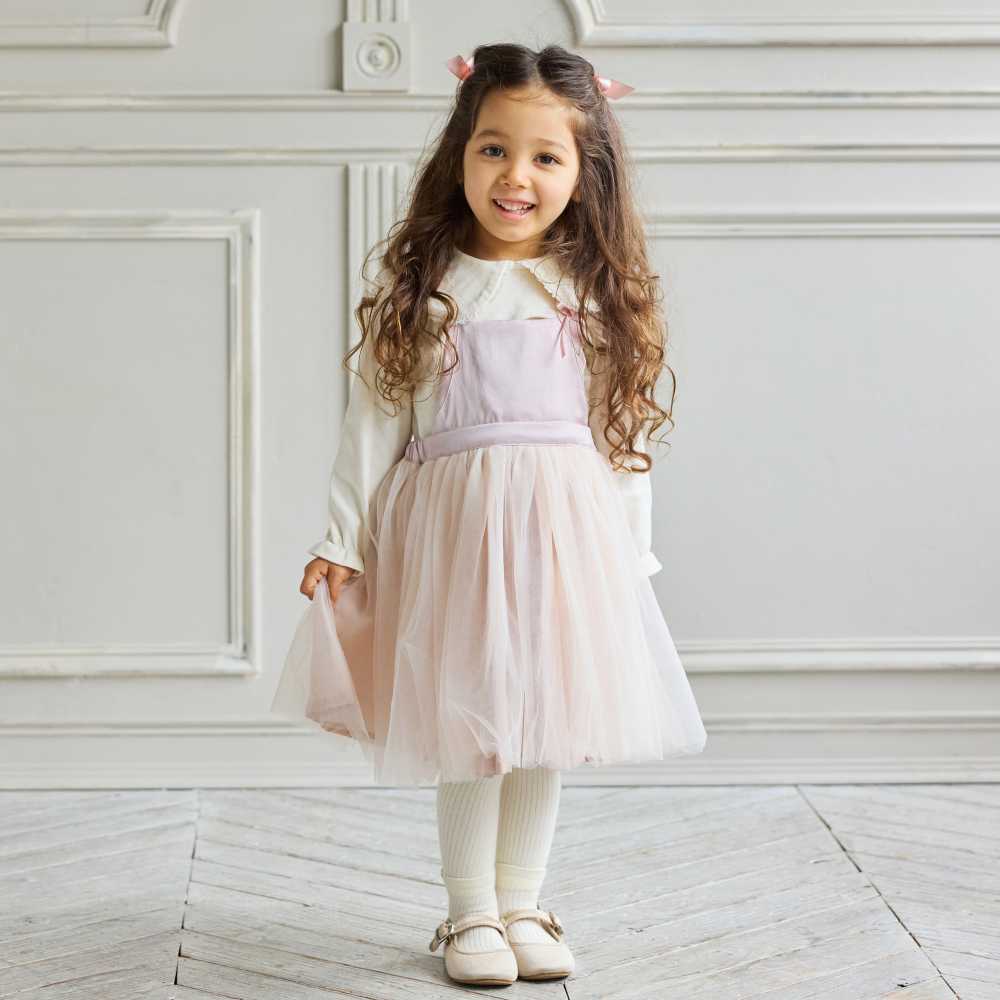 2wayチュールキャミドレス ピンク 70-90cm・90-110cm – 10mois 公式 