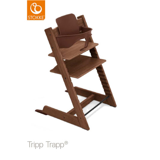 トリップ トラップ オーク + ベビーセット ウォームブラウン
