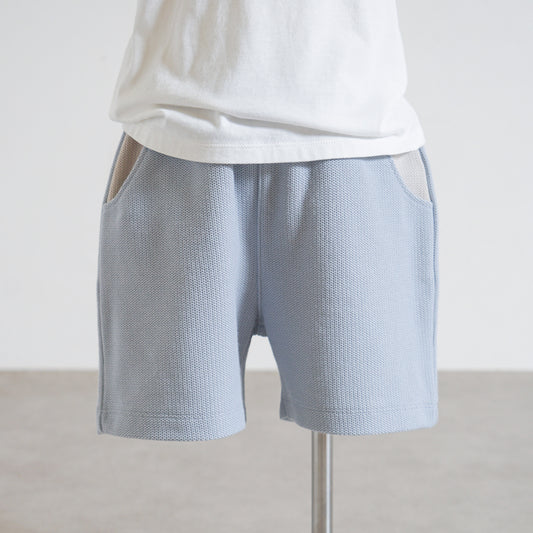 配色カノコハーフパンツ ライトブルー 80・ 90・100cm