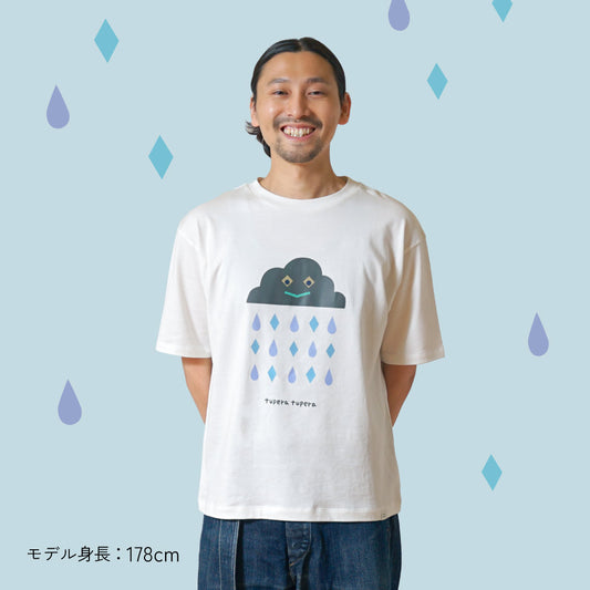tupera tupera 親子Tシャツ(大人) オフホワイト Lサイズ / 大人服