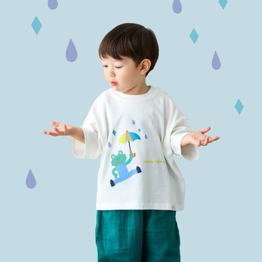 tupera tupera 親子Tシャツ(キッズ) オフホワイト 80-90cm