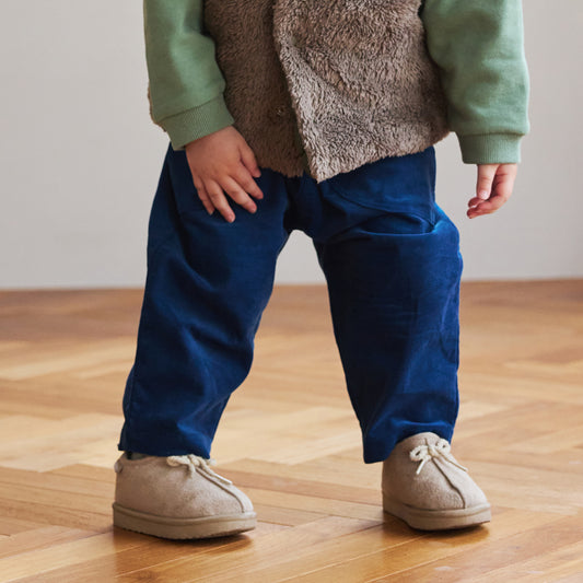 コーデュロイポケットパンツ ブルー 80・90・100・110cm