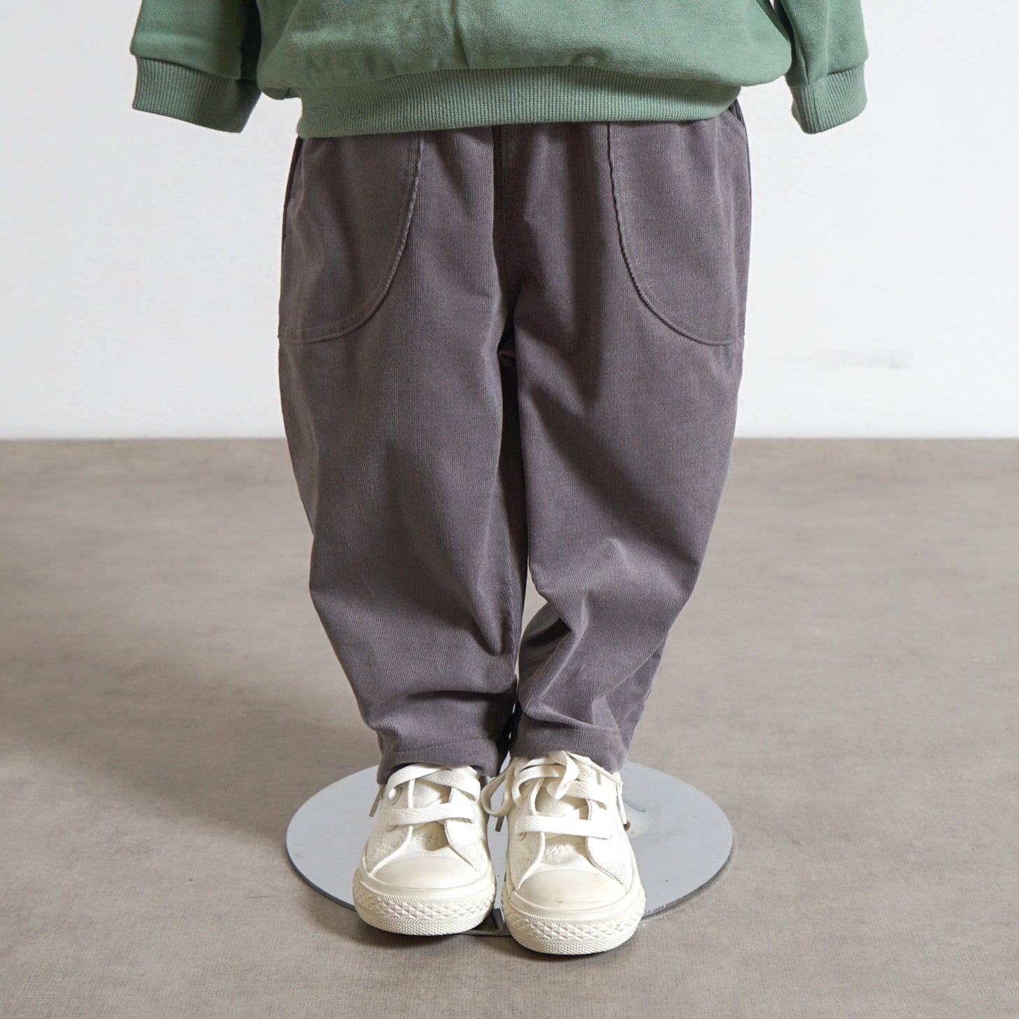 コーデュロイパンツ グレー 80cm・90cm・100cm・110cm – 10mois 公式