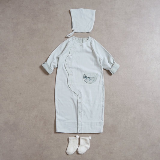 Peaceful cooing 2wayドレス グリーン 50-80cm