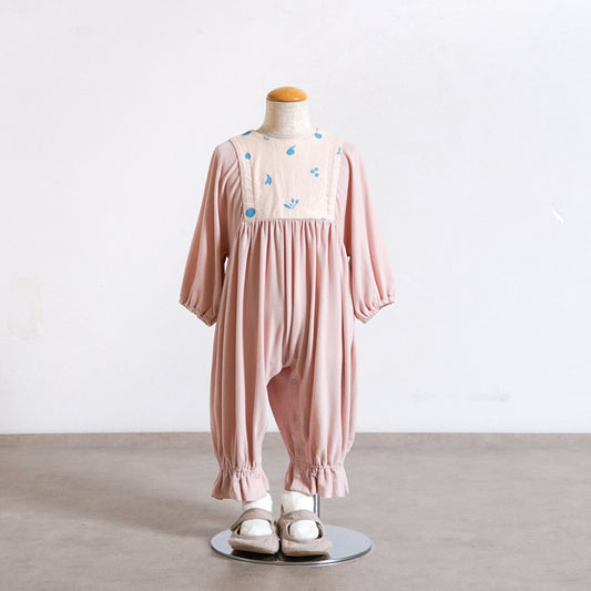 ウォームドロワ ロンパース ピンク 70・80cm