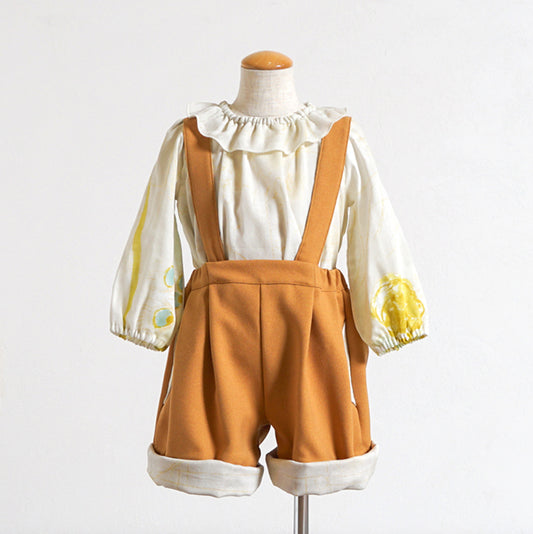 グロウパンツ マスタード 80-110cm