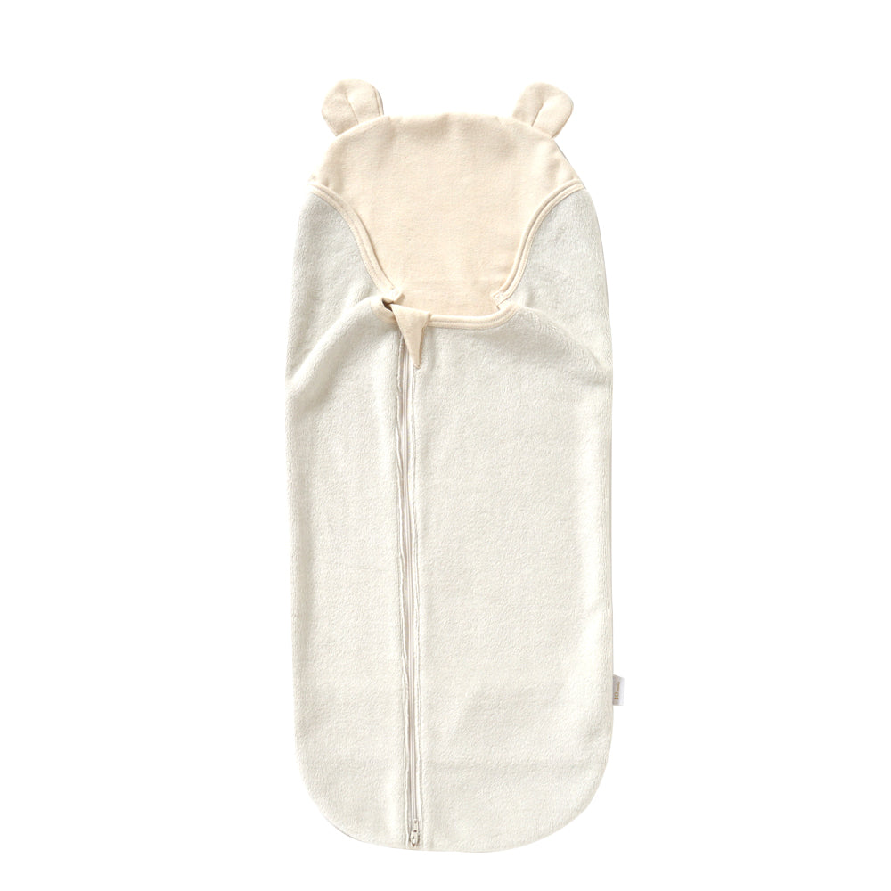 たまごマットおくるみ sleep 起毛ベロア アイボリー カバー単品