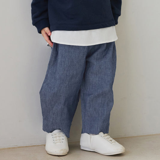 ストレッチコクーンパンツ ネイビー 80・90・100・110cm