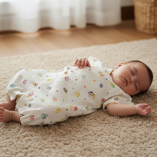 甚平2wayドレス キナリ 50-70cm / ツーウェイオール