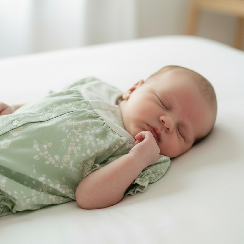 パフスリーブ2wayドレス グリーン 50-70cm / ツーウェイオール