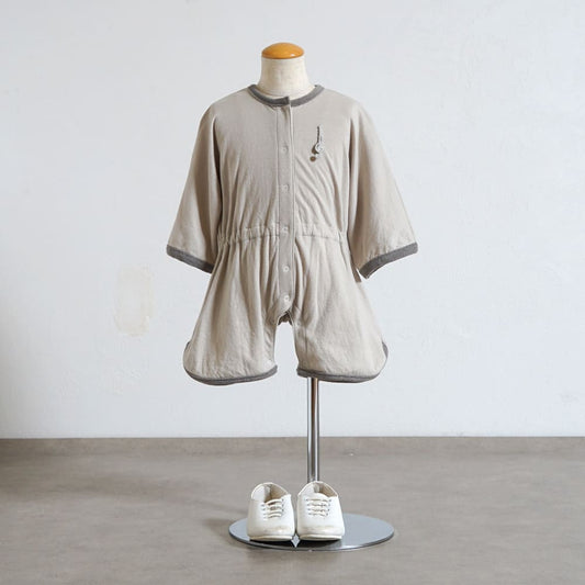 フェザーロンパース グレー 70-80・80-90cm