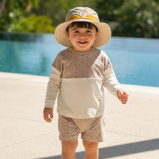 ラッシュガードセット ベージュ 85cm・95cm・105cm / BOBO