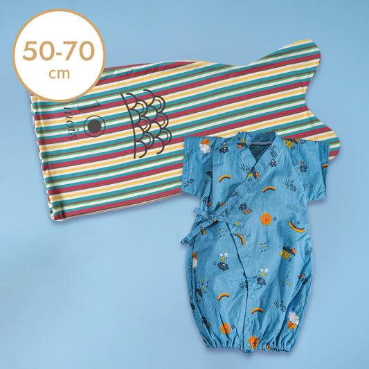 こいのぼりギフト 甚平2wayドレス tupera tupera 50-70cm