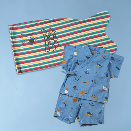 こいのぼりギフト 甚平セパレート tupera tupera 80-90cm・90-100cm