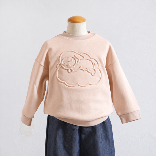 モワトレーナー ペールピンク 80・90・100・110cm