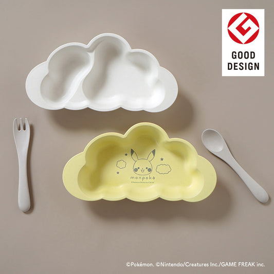 monpoké mamamanmaプレートセット フレンチバニラ / 食器 ベビーサイズ